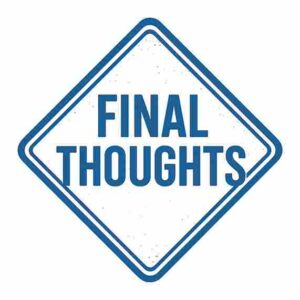 Final Thoughts sign illustration – DigitalBlogCorner closing note